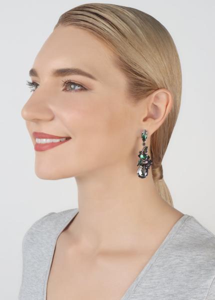 black/violet - Afternoon Tea de Luxe - Konplott earrings
